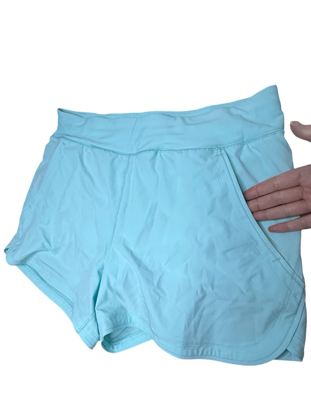 Lands' End Quick Dry Elastic Waist Board Shorts Swim Cover-up Shorts with Panty - Picture 11 of 16